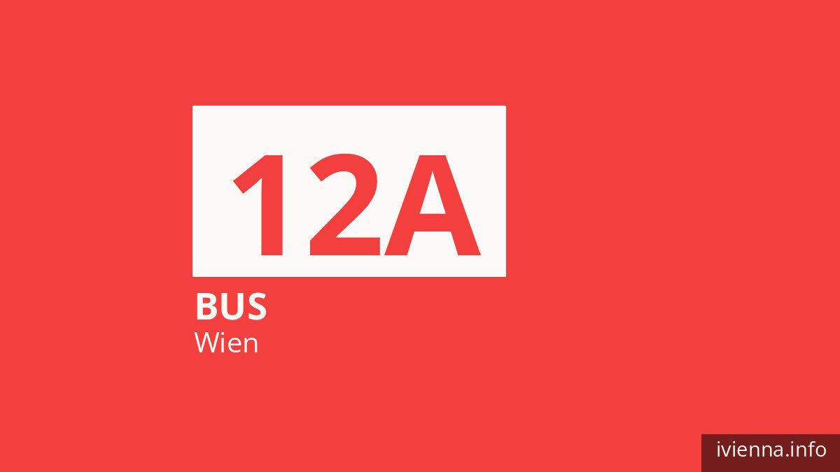 Bus 12A in Wien