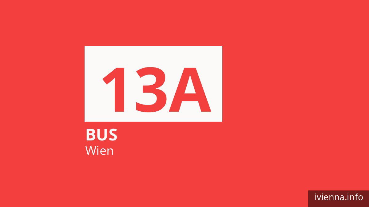 Bus 13A in Wien