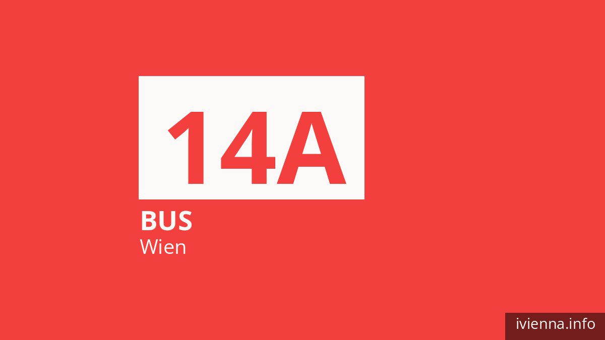 Bus 14A in Wien