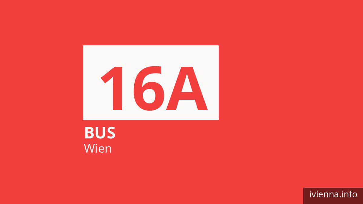 Bus 16A in Wien