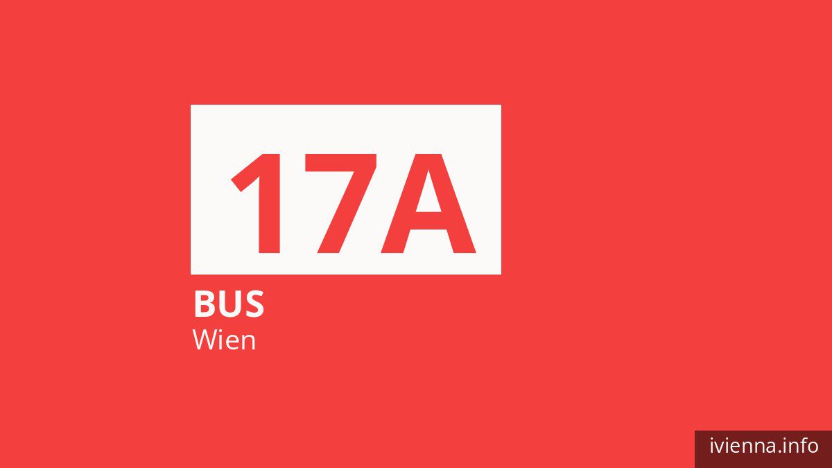 Bus 17A in Wien
