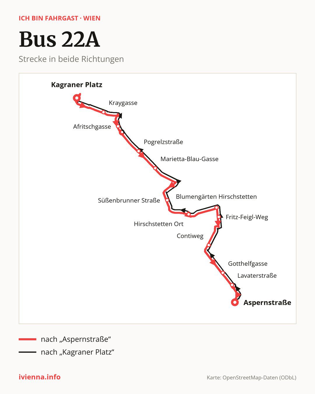 Bus 22A in Wien