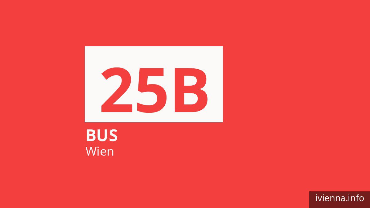Bus 25B in Wien