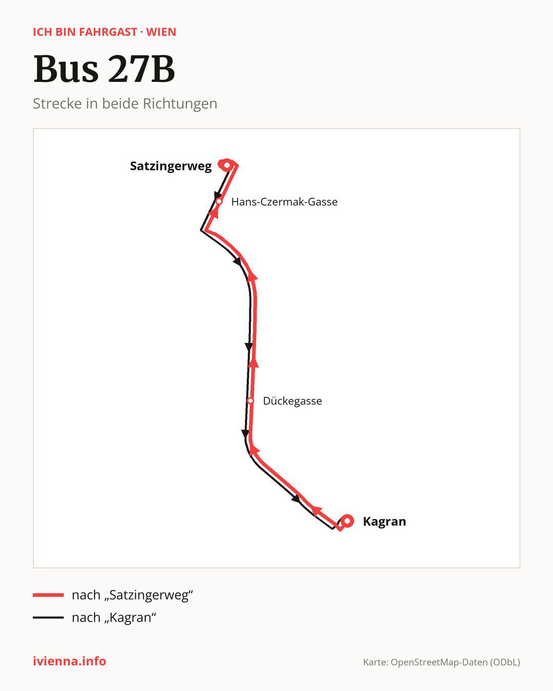 Bus 27B in Wien
