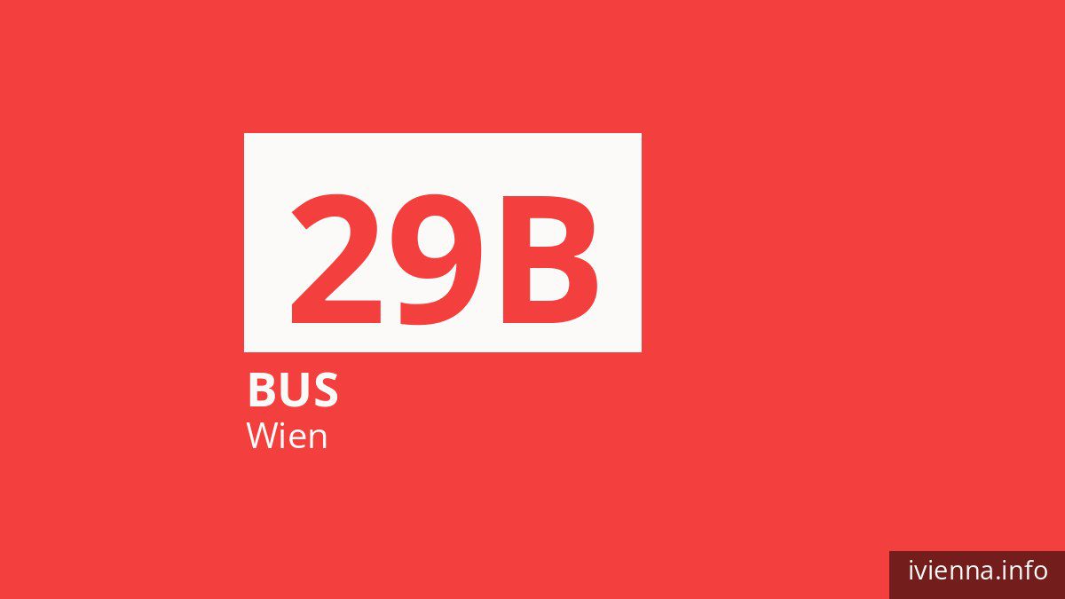 Bus 29B in Wien