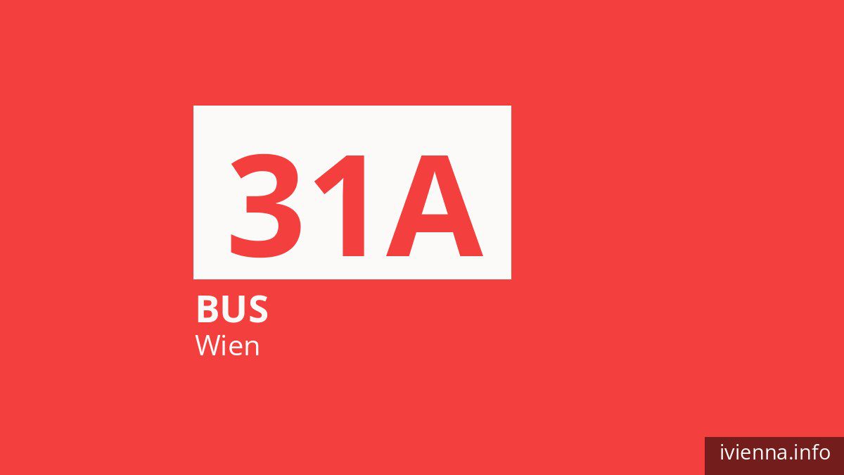 Bus 31A in Wien