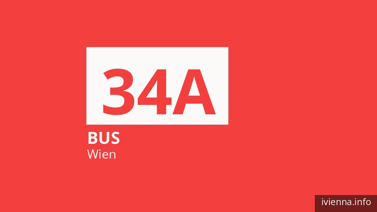Bus 34A in Wien