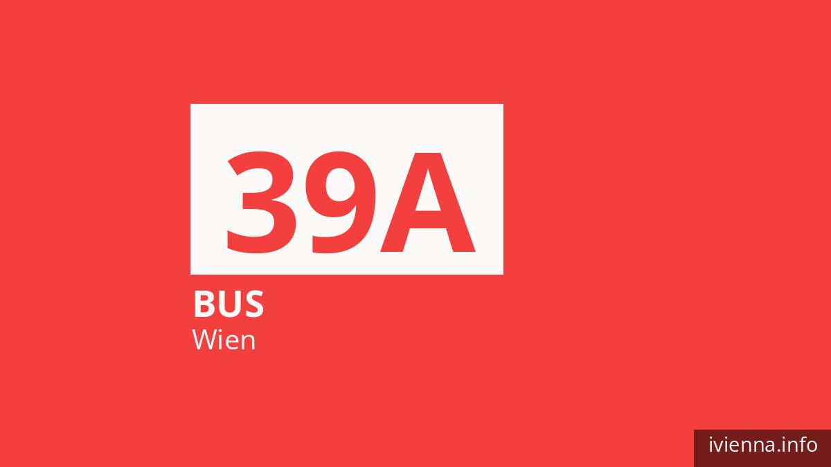 Bus 39A in Wien
