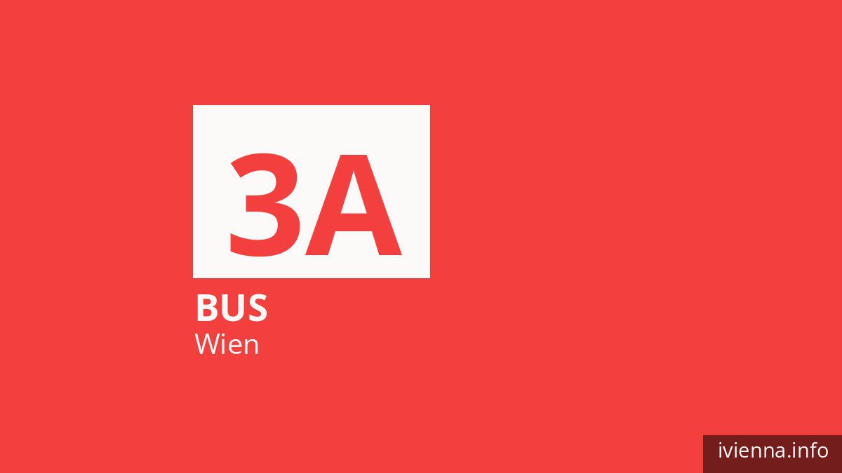 Bus 3A in Wien