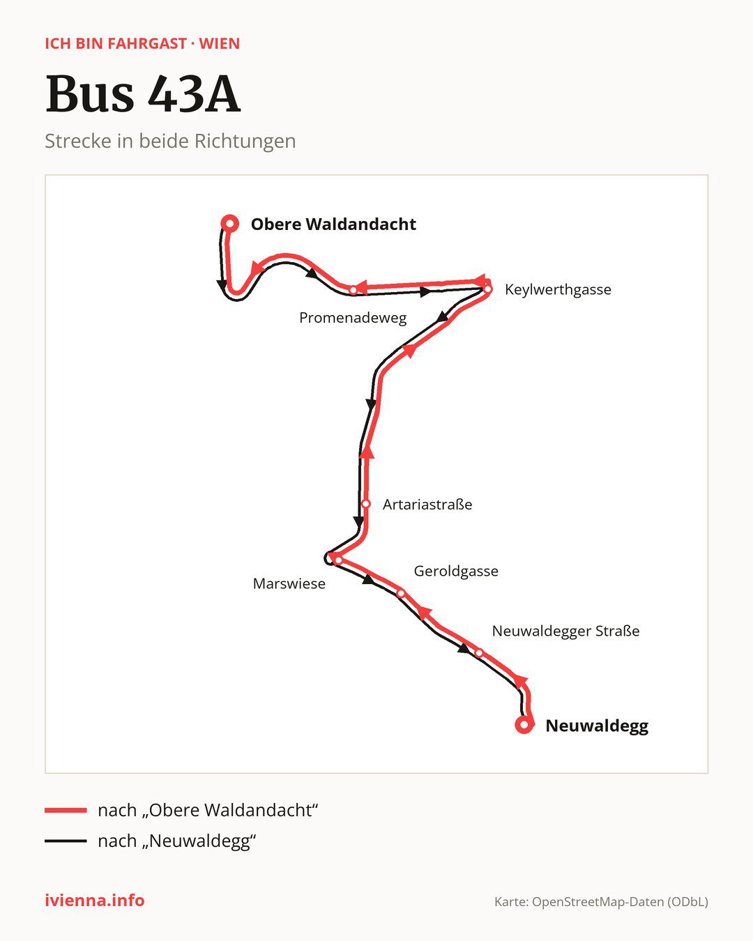 Bus 43A in Wien
