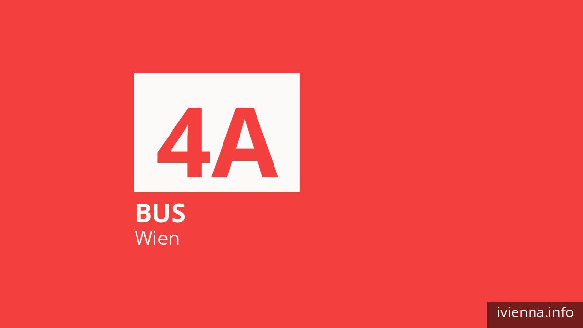 Bus 4A in Wien