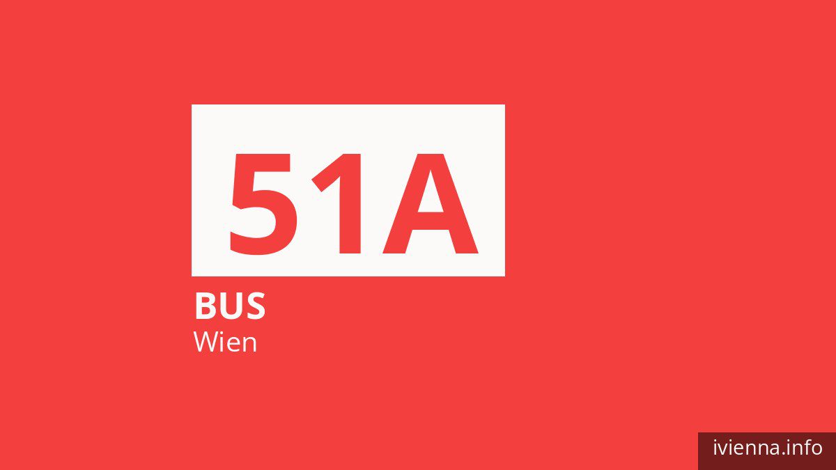 Bus 51A in Wien
