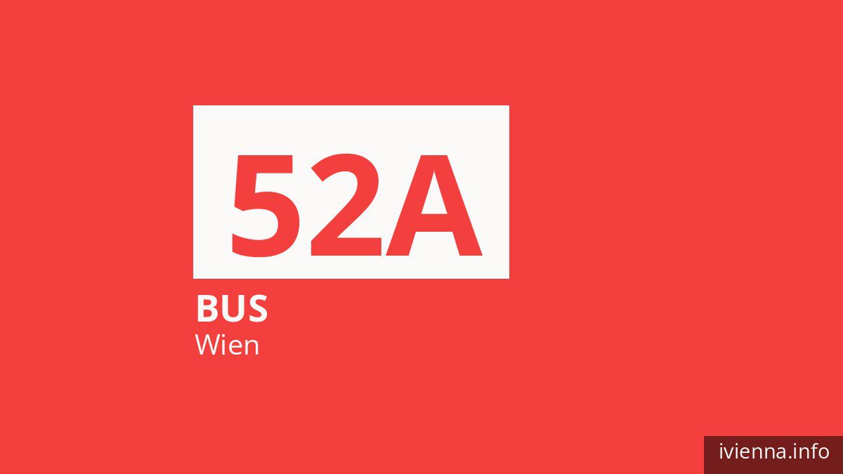 Bus 52A in Wien