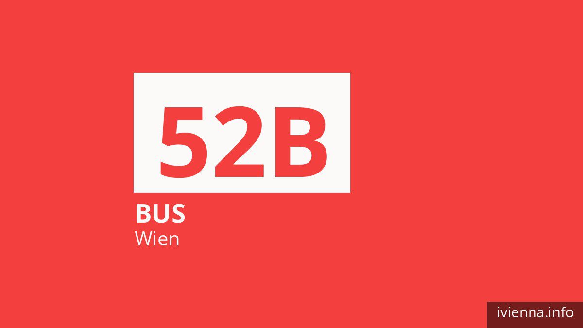 Bus 52B in Wien
