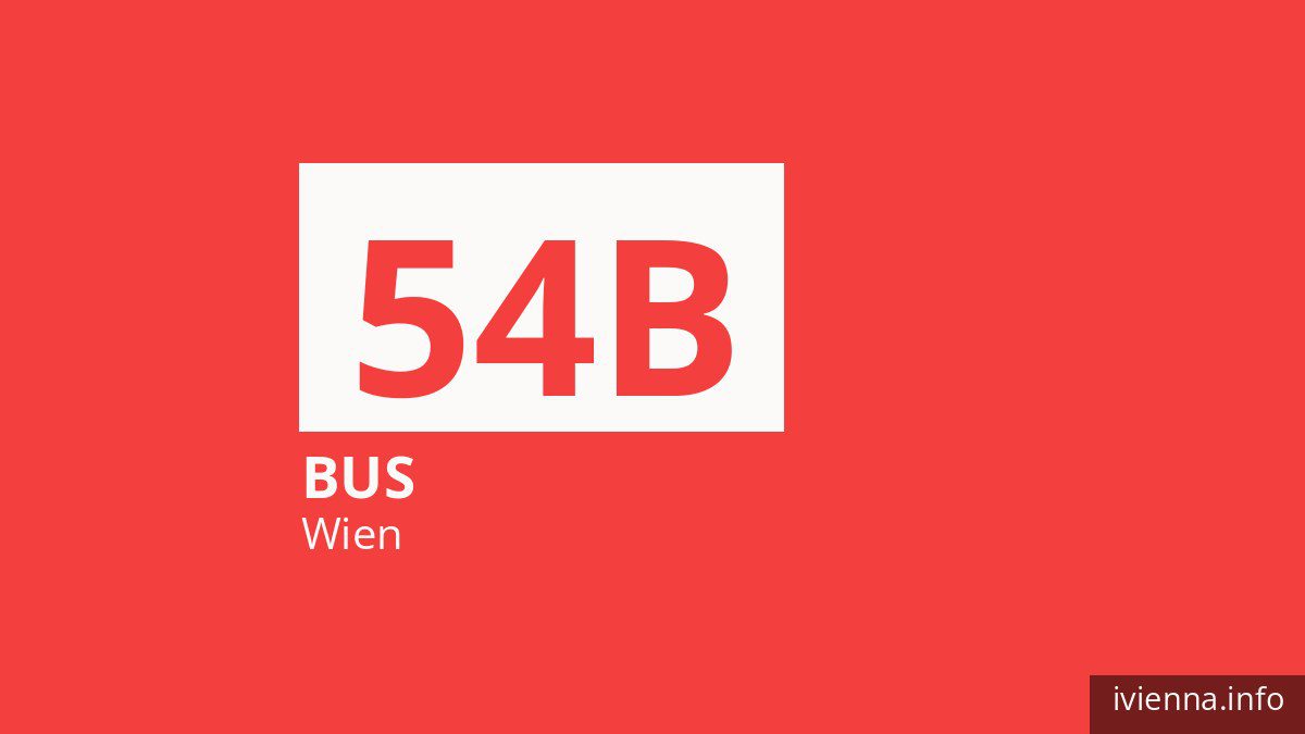 Bus 54B in Wien