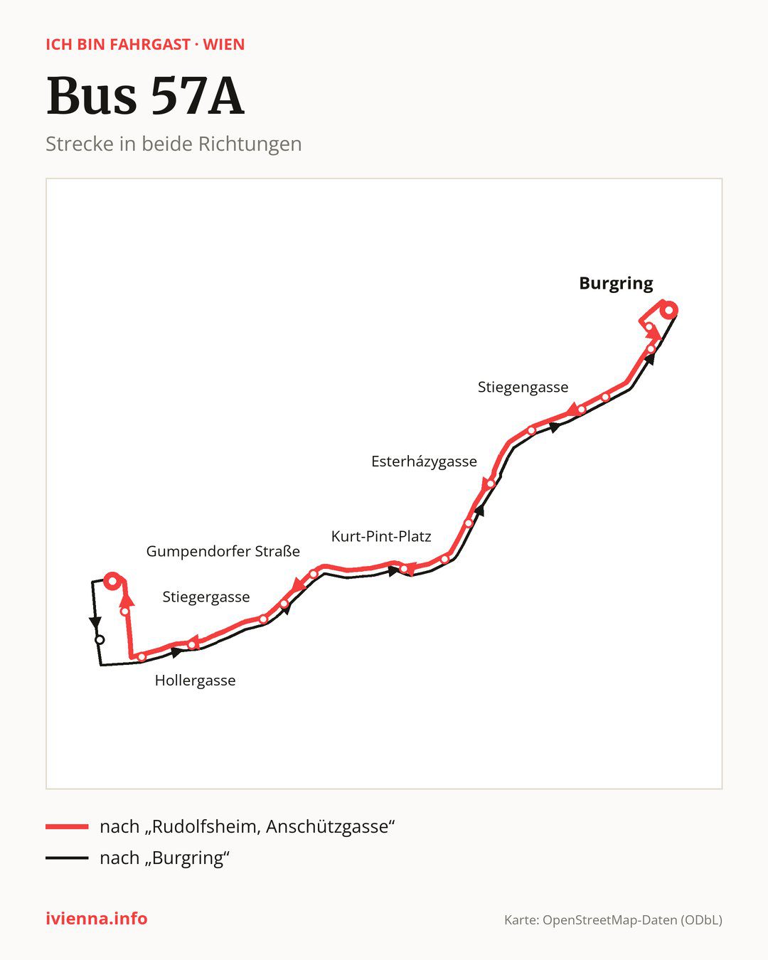 Bus 57A in Wien
