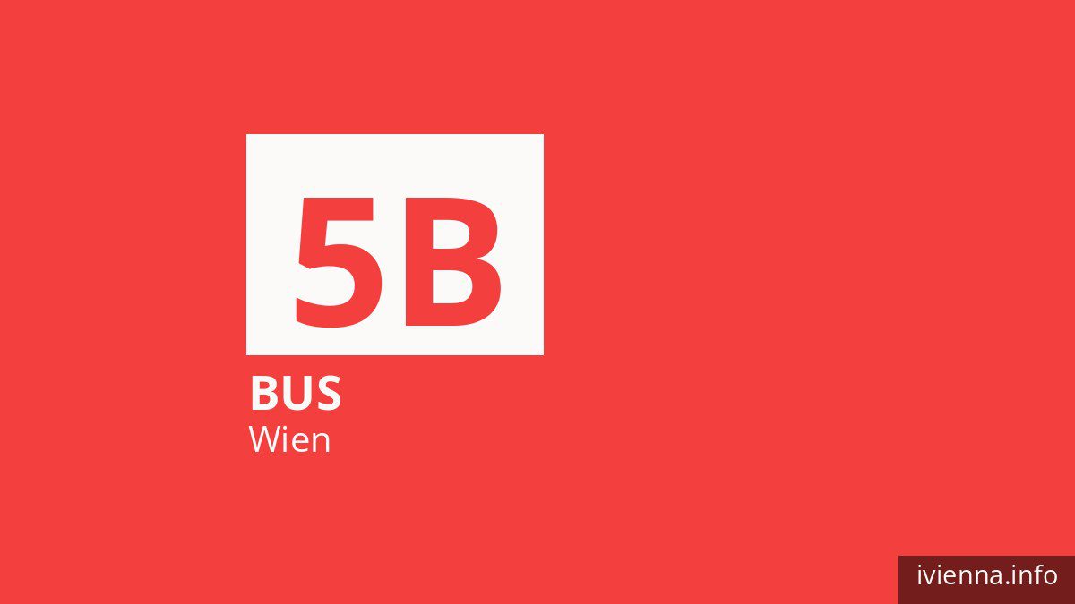 Bus 5B in Wien