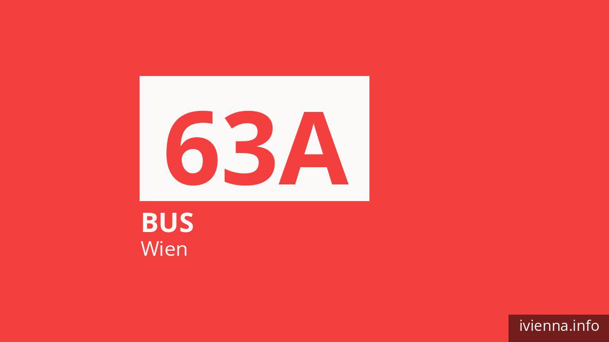 Bus 63A in Wien