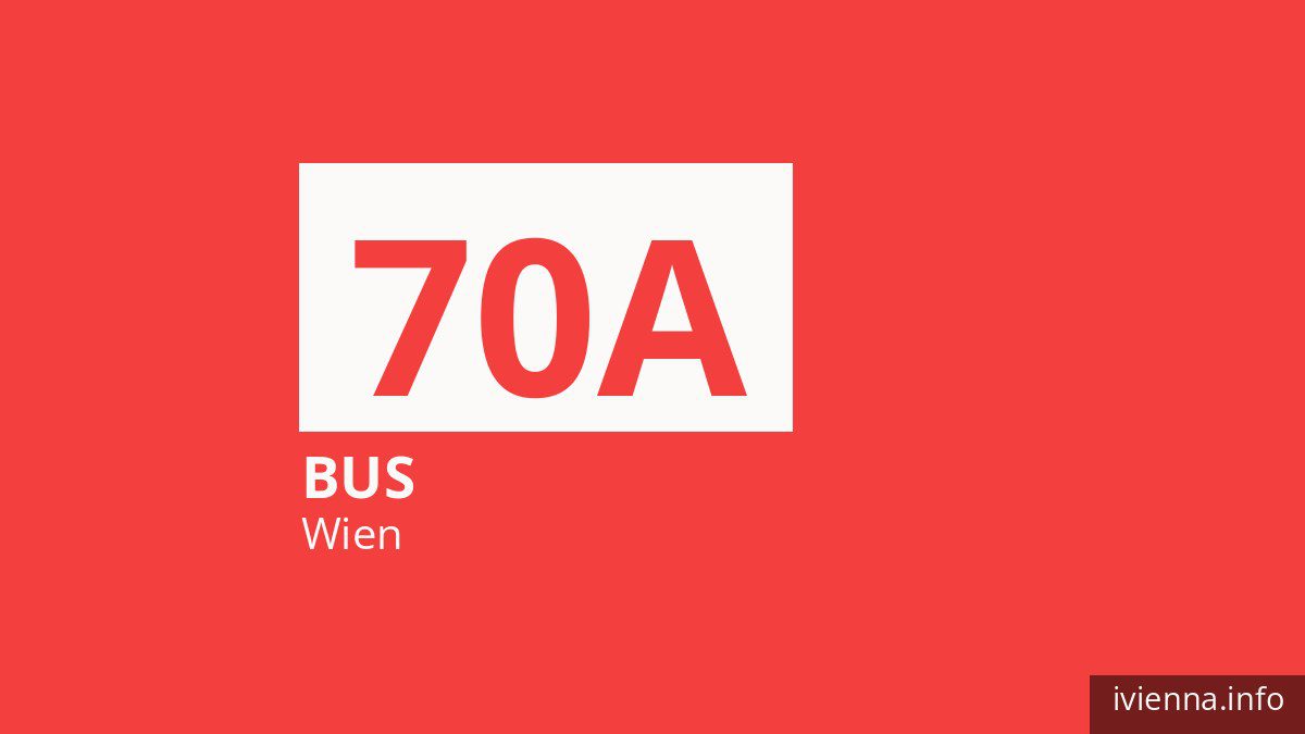 Bus 70A in Wien