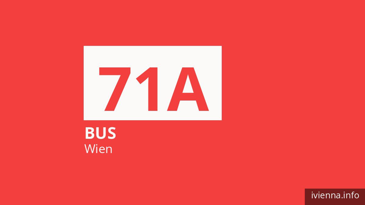 Bus 71A in Wien