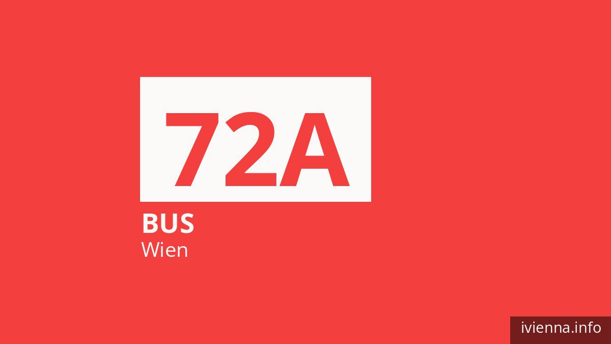 Bus 72A in Wien