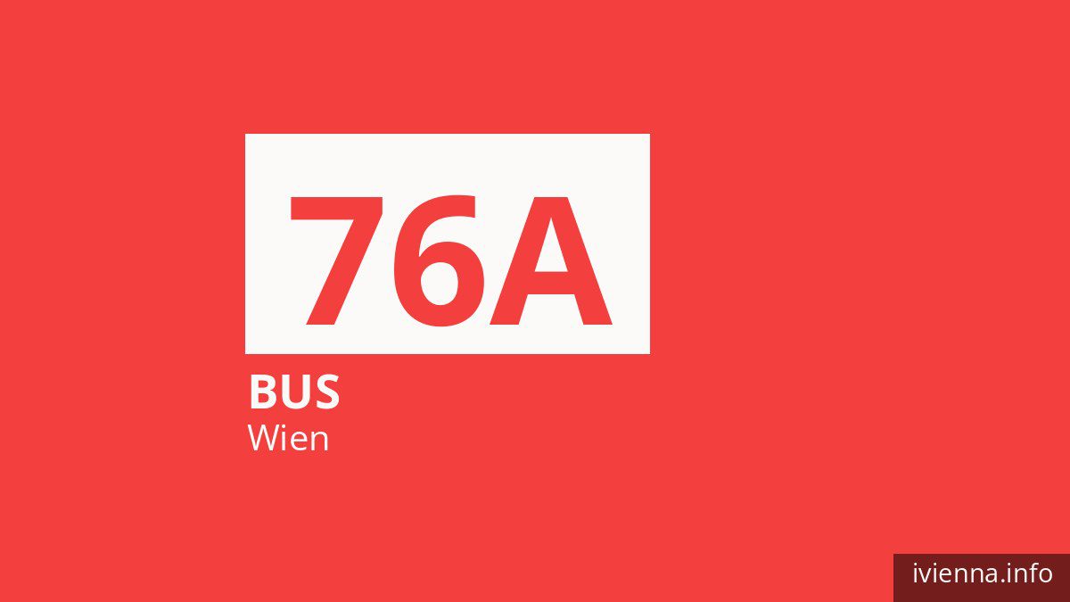 Bus 76A in Wien