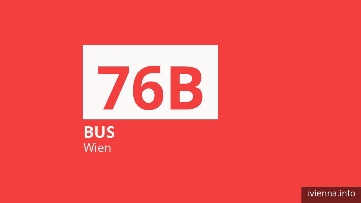 Bus 76B in Wien