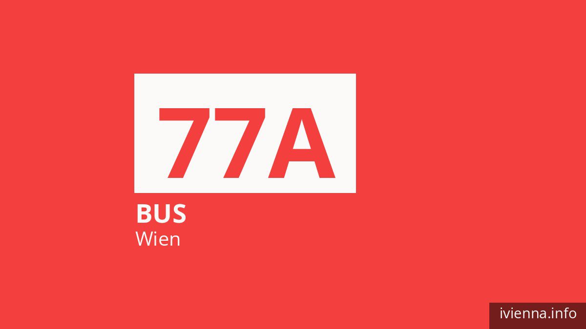 Bus 77A in Wien