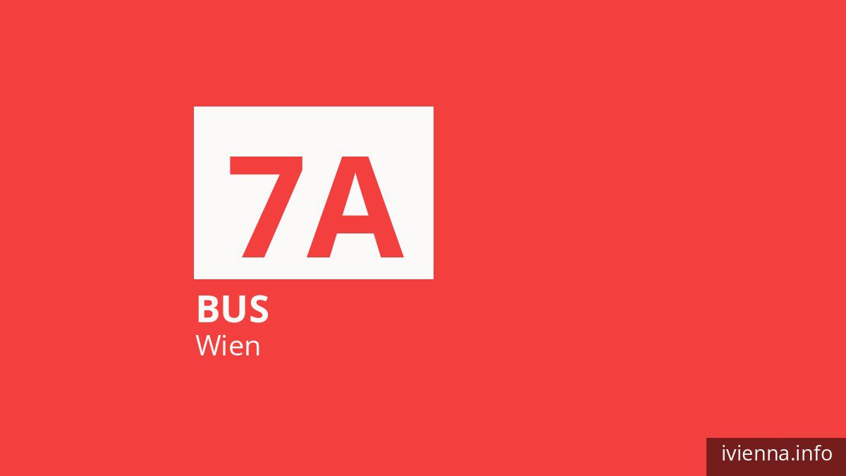 Bus 7A in Wien