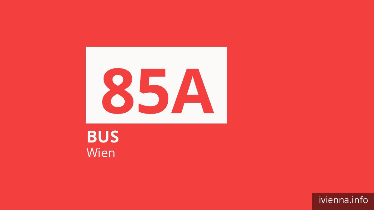 Bus 85A in Wien