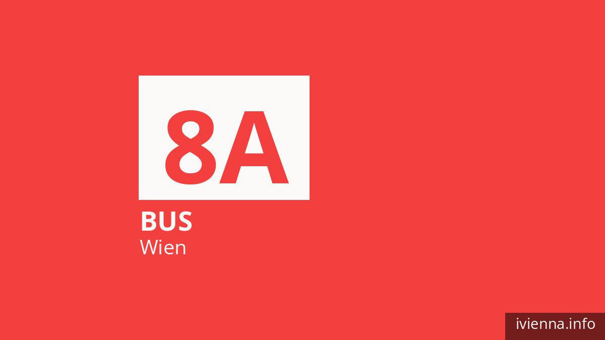 Bus 8A in Wien