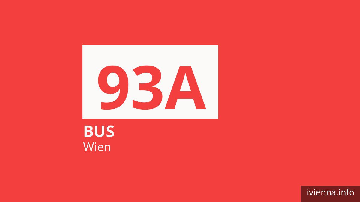 Bus 93A in Wien