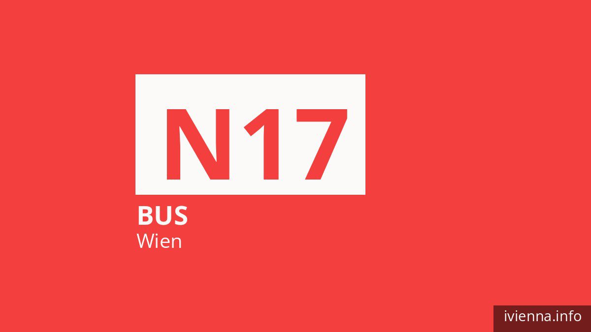 Nachtbus N17 in Wien