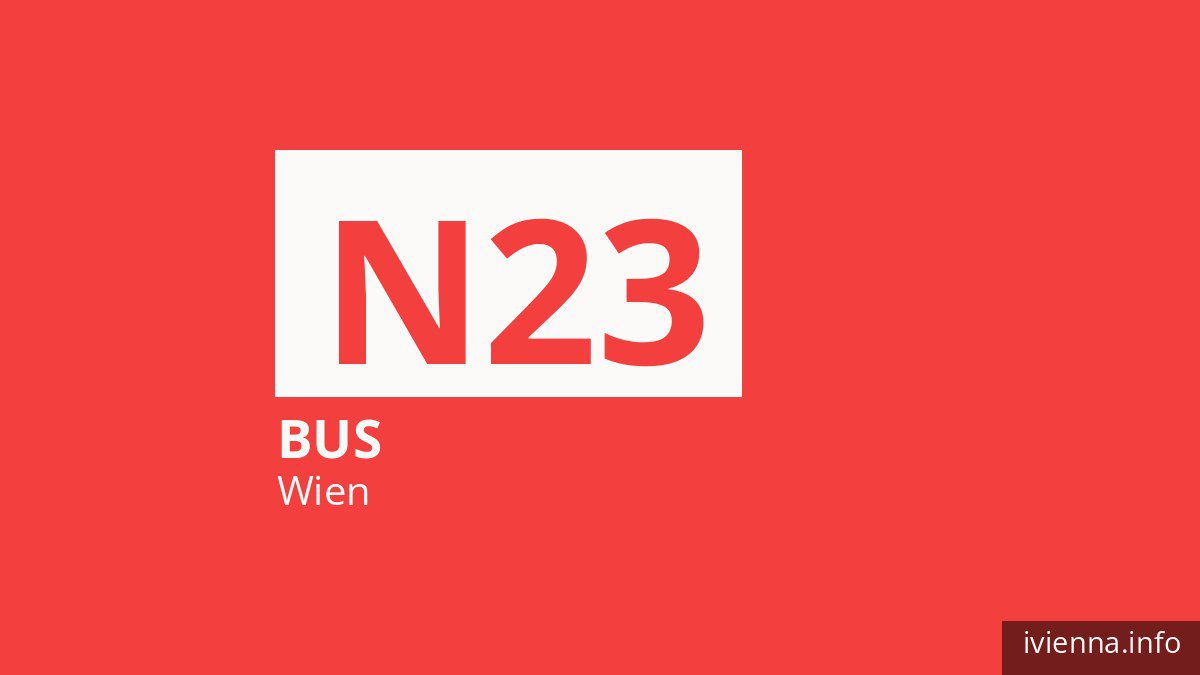 Nachtbus N23 in Wien