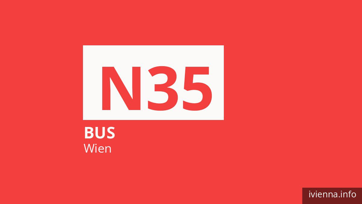 Nachtbus N35 in Wien