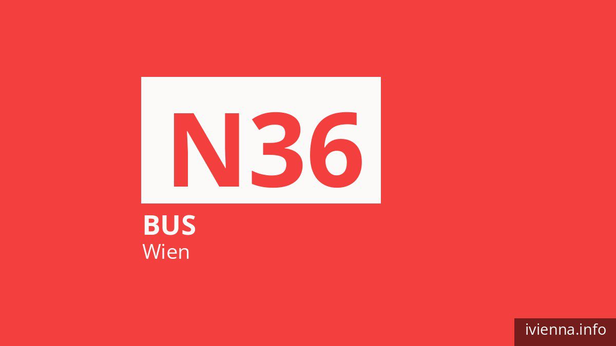 Nachtbus N36 in Wien