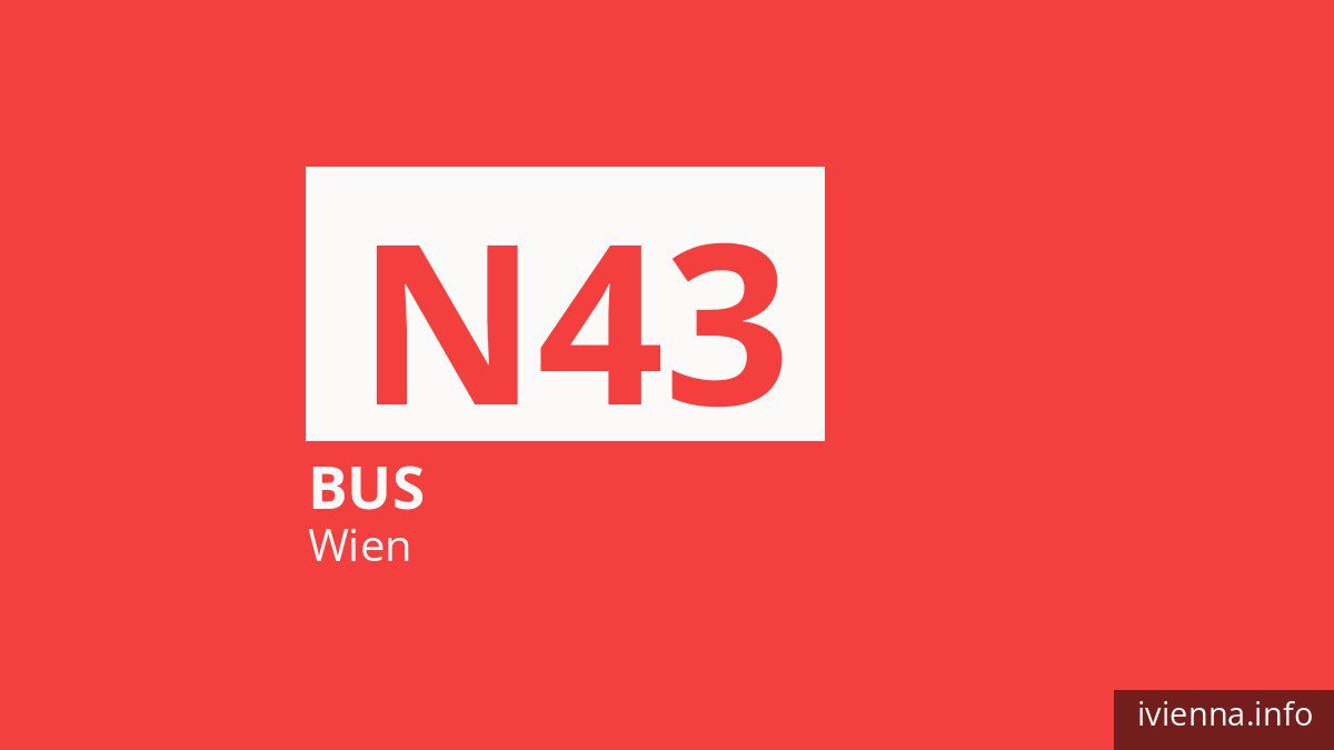 Nachtbus N43 in Wien
