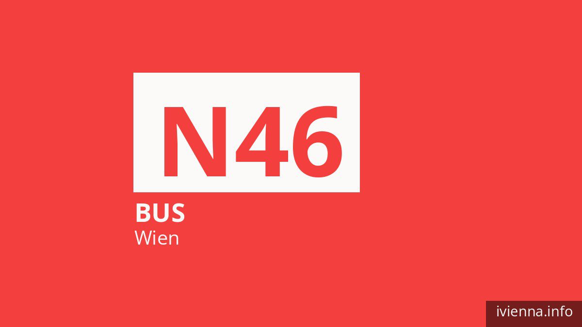 Nachtbus N46 in Wien