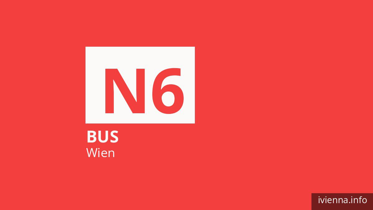 Nachtbus N6 in Wien
