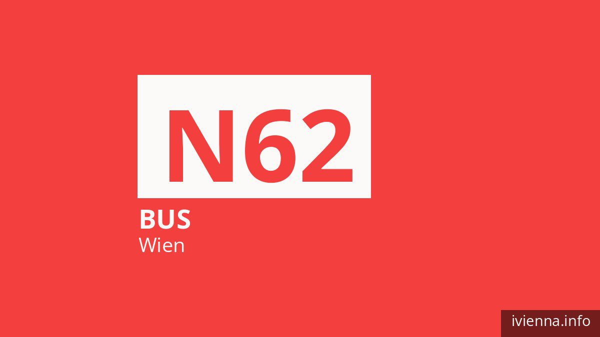 Nachtbus N62 in Wien