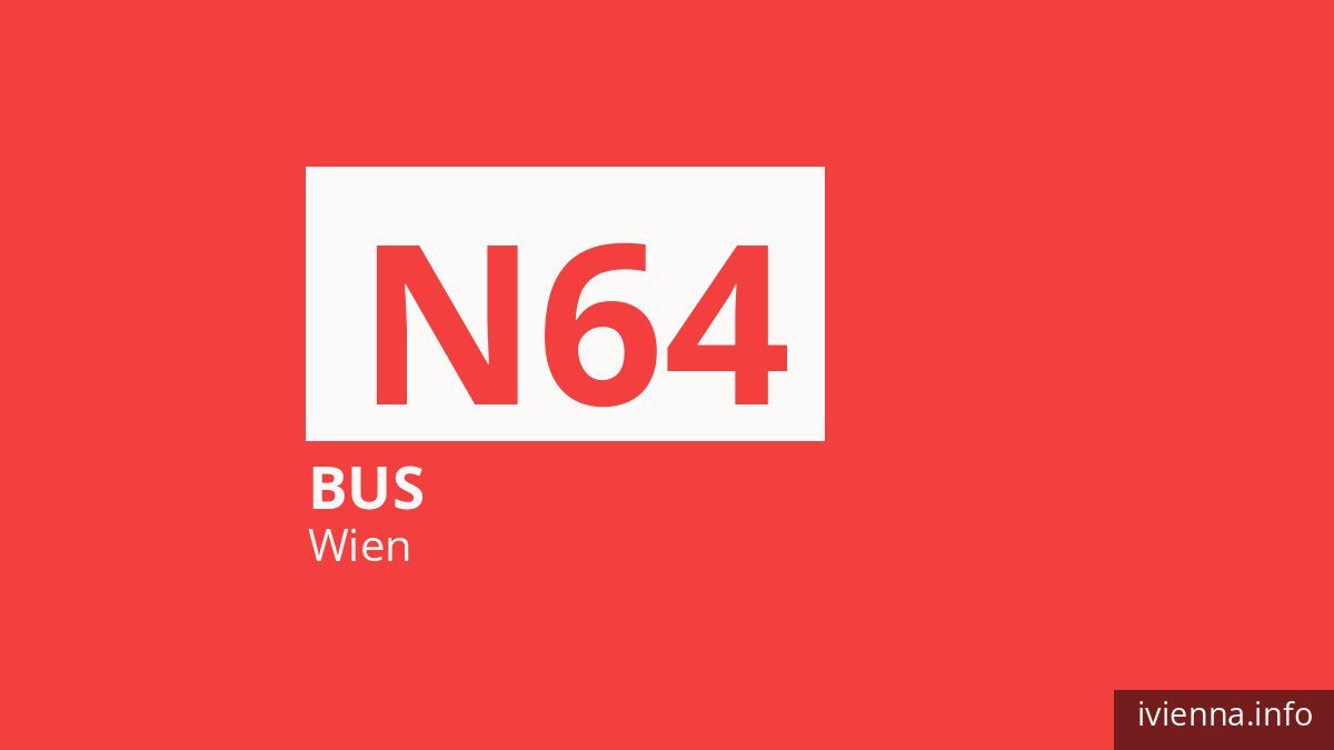 Nachtbus N64 in Wien