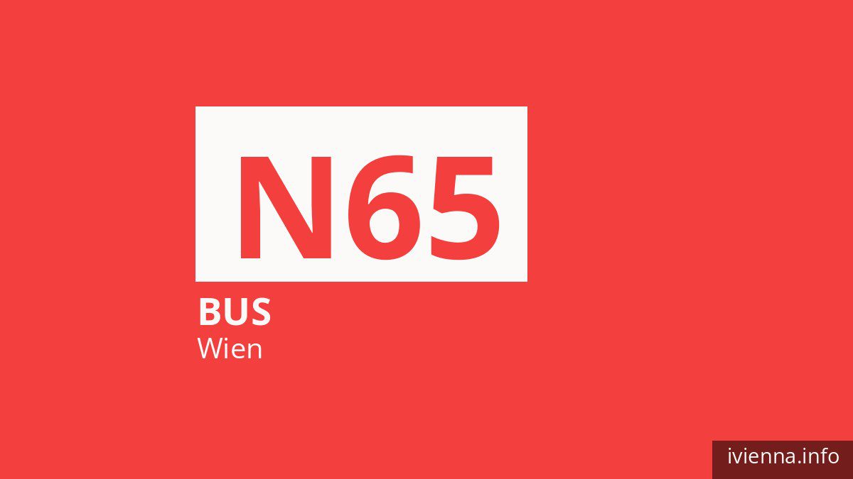 Nachtbus N65 in Wien