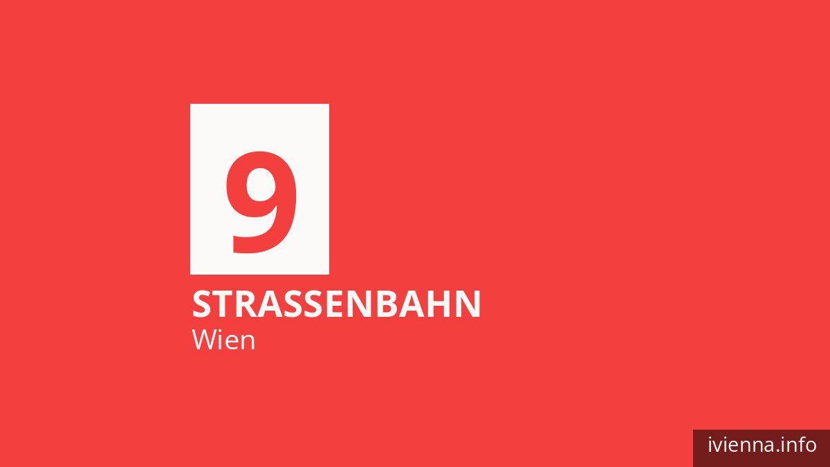 Straßenbahn 9 in Wien